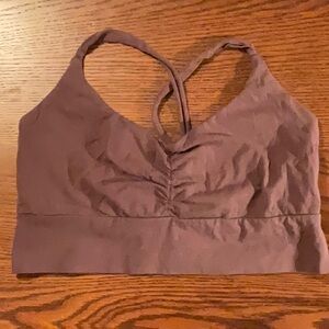Una Pluma Organic Cotton Bra in Earth size Large